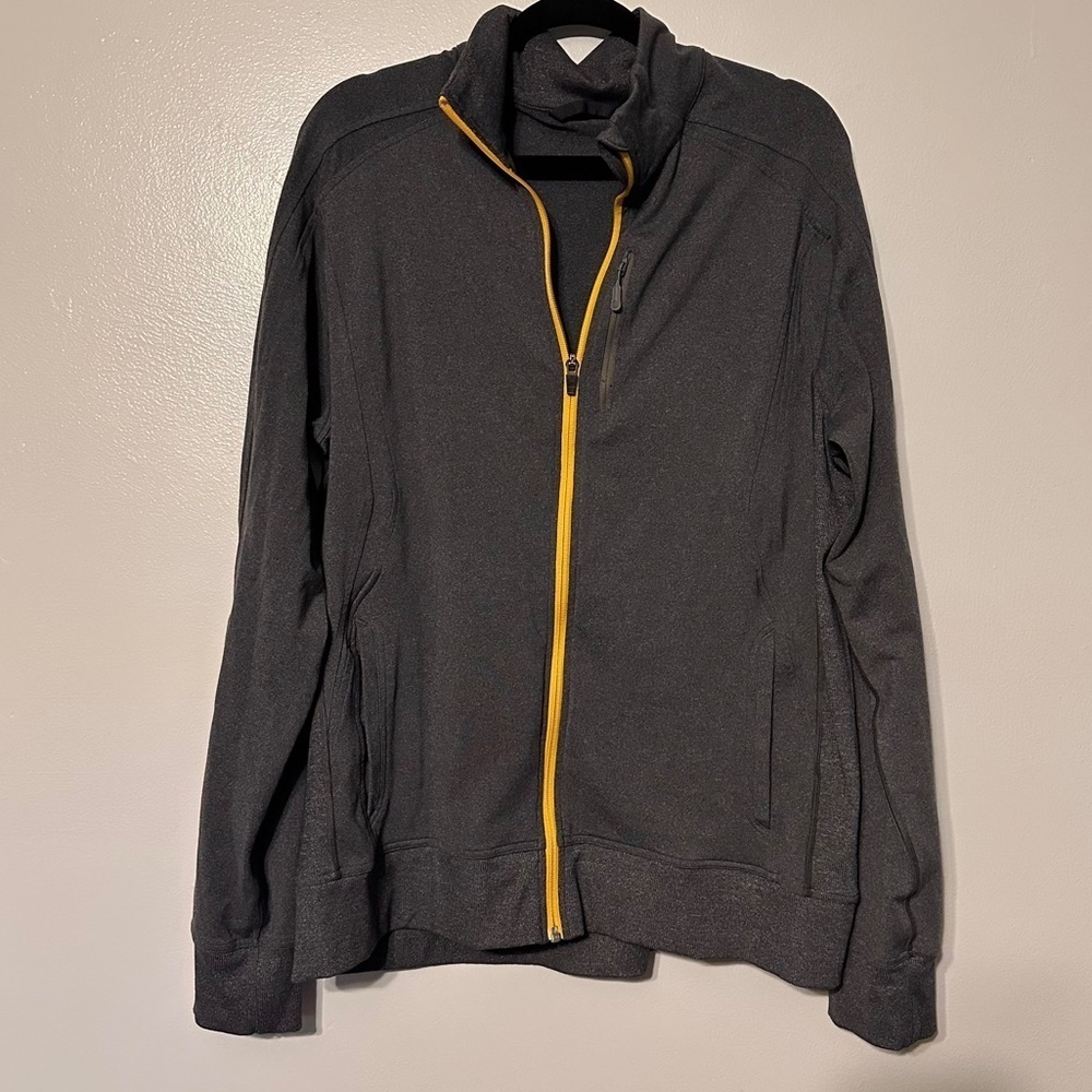 Lululemon Men’s Full Zip Active Running Jacket size XL grey